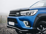 Toyota Hilux 2016-2021 | Front Styling Nudge/City Spoiler Bar - Black