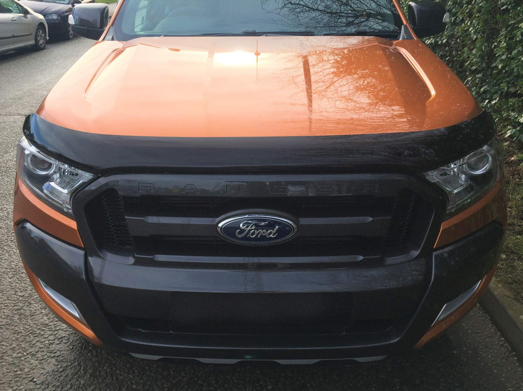 Ford Ranger 2016-2019  EGR Dark Smoked Bonnet Guard